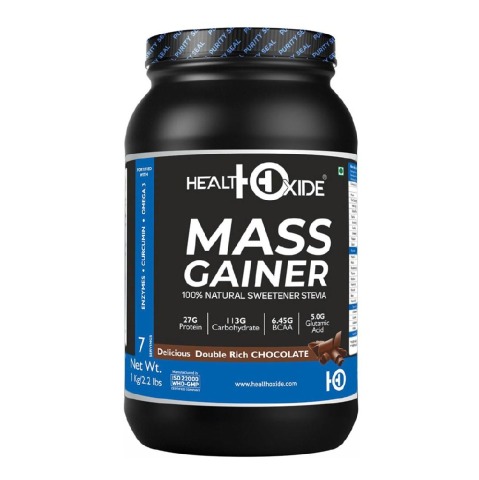 1 - Health Oxide Mass Gainer,  2.2 lb  Double Rich Chocolate 