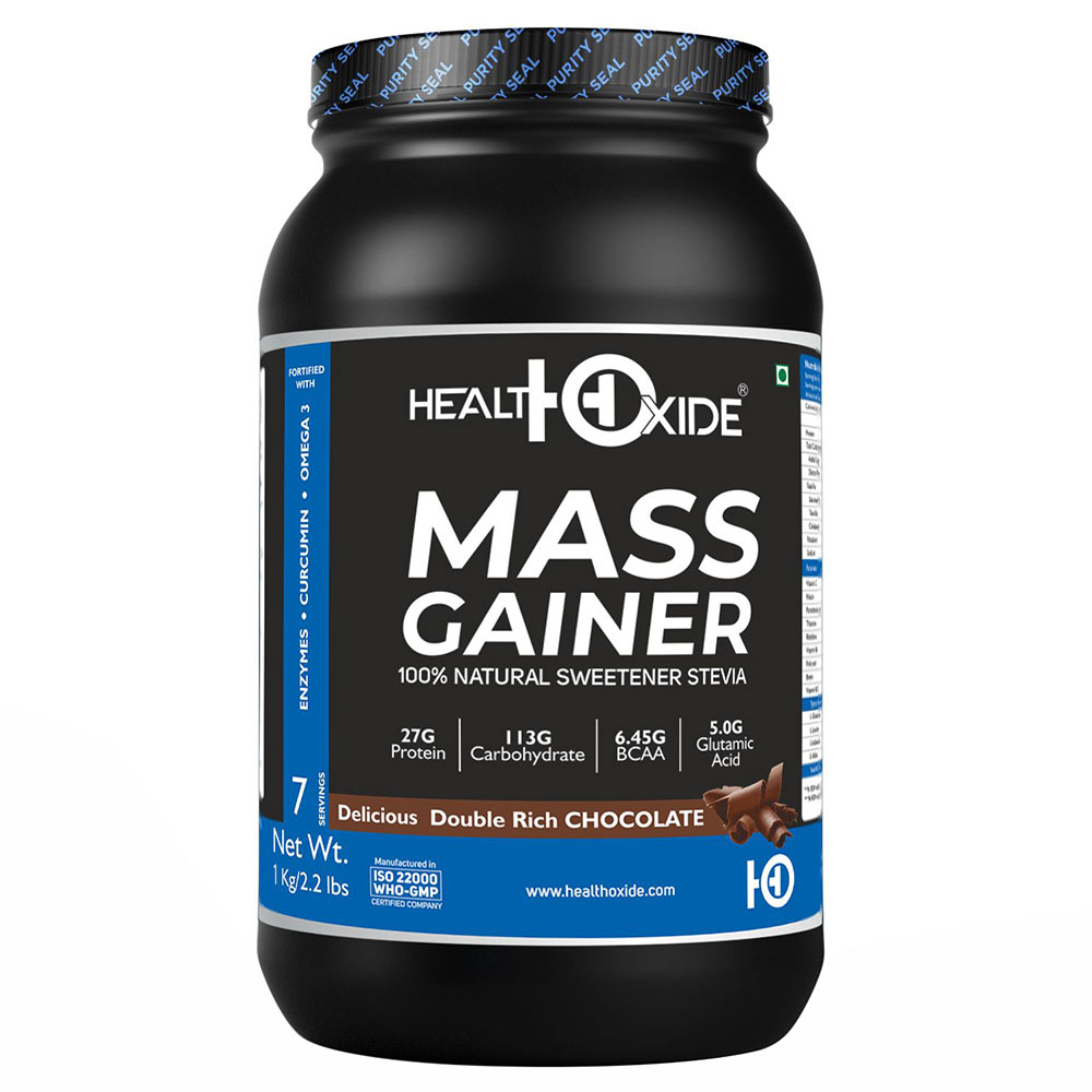 1 - Health Oxide Mass Gainer,  2.2 lb  Double Rich Chocolate 