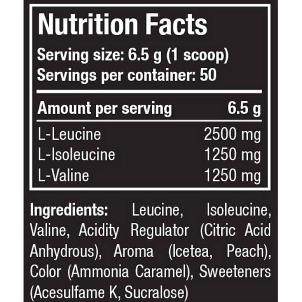 supplement - One Science Nutrition Recharge BCAA,  0.82 lb  50 Servings  Peach Ice Tea 