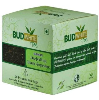 Budwhite Darjeeling Black Supreme Tea, Natural 20 Piece(s)/Pack