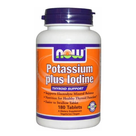 Now Potassium Plus Iodine, 120 tablet(s) Now Potassium Plus Iodine, 120 tablet(s)