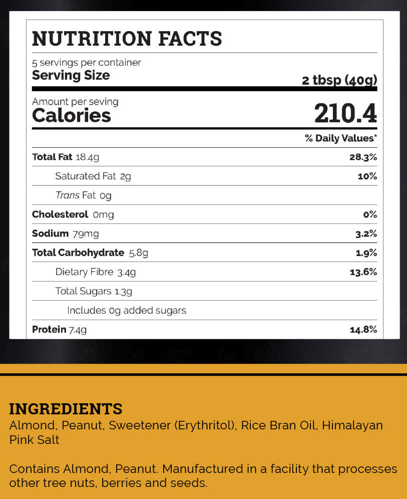 Ketofy Almond Butter,  Unflavoured  200 g 