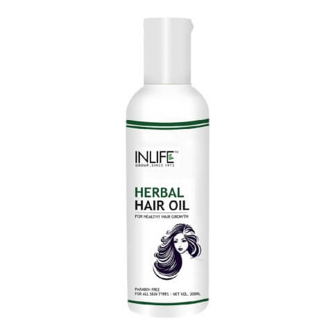 INLIFE Herbal Hair Oil, 200 ml Hair Growth INLIFE Herbal Hair Oil, 200 ml Hair Growth