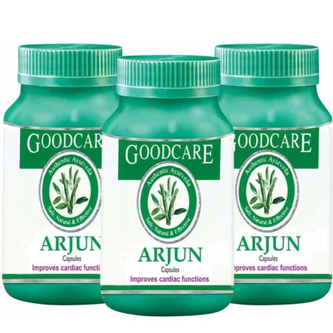 Goodcare Arjun - Pack of 3 60 capsules Goodcare Arjun - Pack of 3 60 capsules