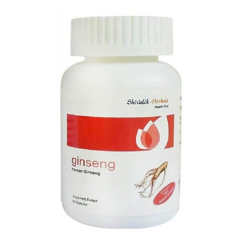 Shivalik Herbals Korean Ginseng, 60 capsules Shivalik Herbals Korean Ginseng, 60 capsules