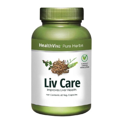 HealthViva Pure Herbs Liv Care, 60 veggie capsule(s) HealthViva Pure Herbs Liv Care, 60 veggie capsule(s)