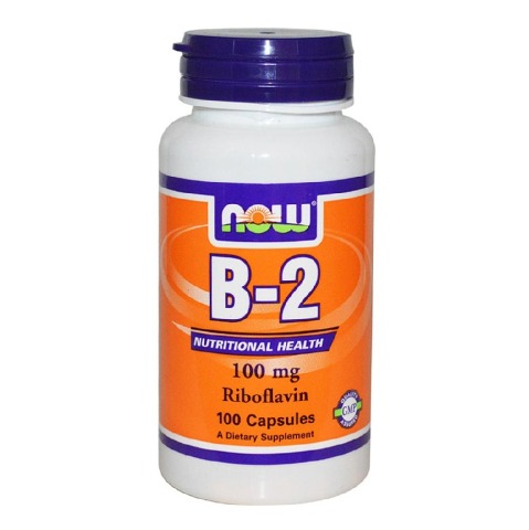 Now B-2 (100 mg), Unflavoured 100 capsules Now B-2 (100 mg), Unflavoured 100 capsules