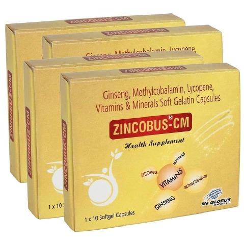 Globus Zincobus-CM - Pack of 4 10 capsules Globus Zincobus-CM - Pack of 4 10 capsules