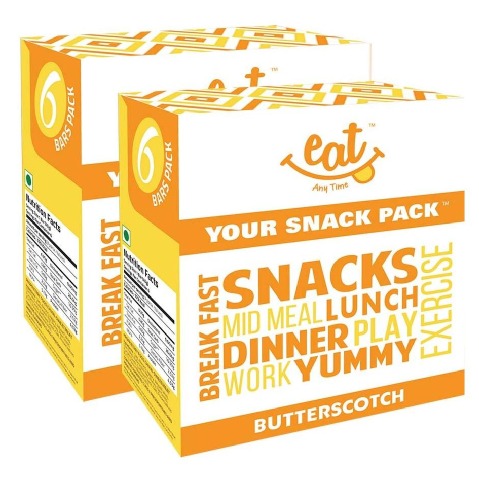 Eat Anytime Snacks Bars - Pack of 2 6 Piece(s)/Pack Butterscotch Eat Anytime Snacks Bars - Pack of 2 6 Piece(s)/Pack Butterscotch
