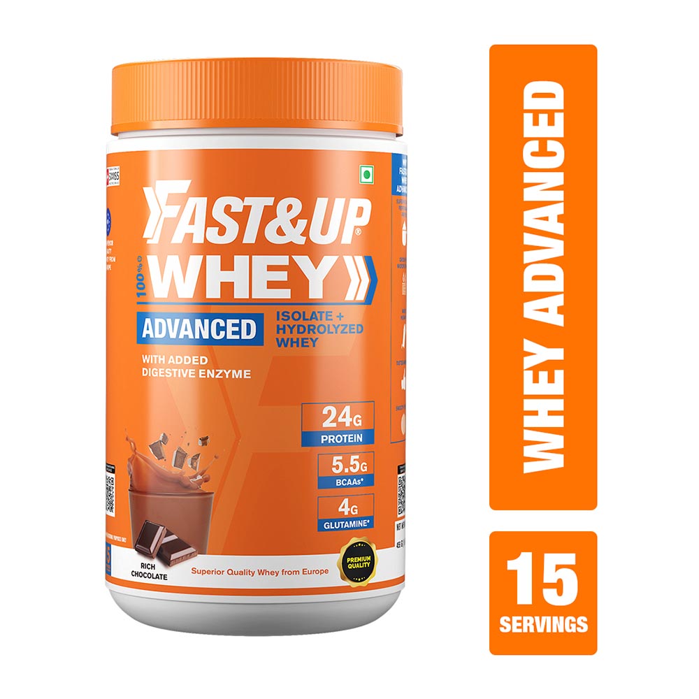 1 - Fast & Up Whey Advanced - Isolate + Hydrolyzed Whey,  1.01 lb  Rich Chocolate 
