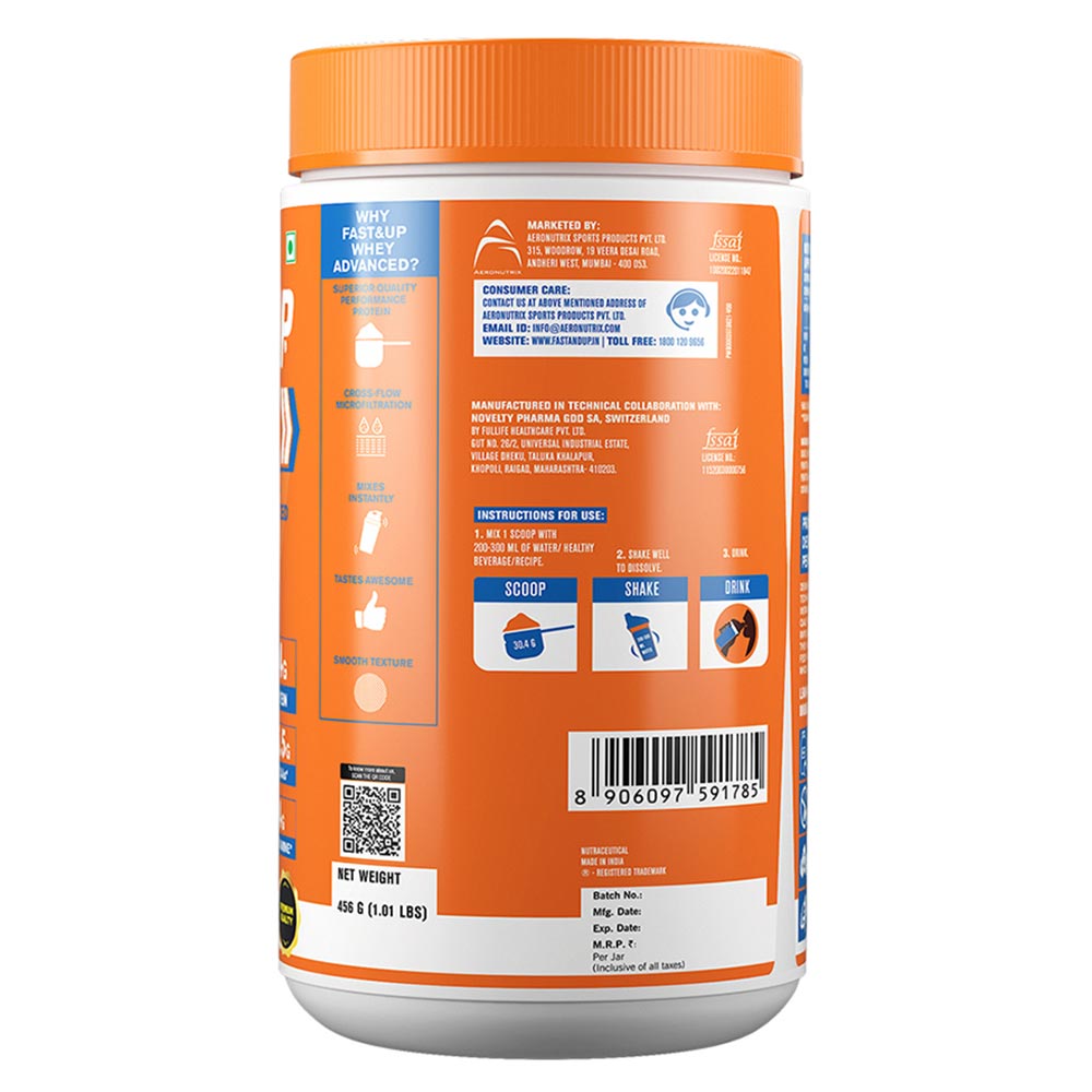 4 - Fast & Up Whey Advanced - Isolate + Hydrolyzed Whey,  1.01 lb  Creamy Coffee 