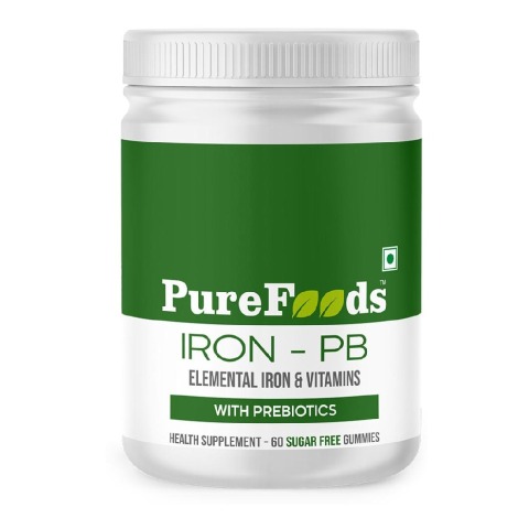 1 - PureFoods Iron + Vitamins Gummies for Kids,  60 gummies 