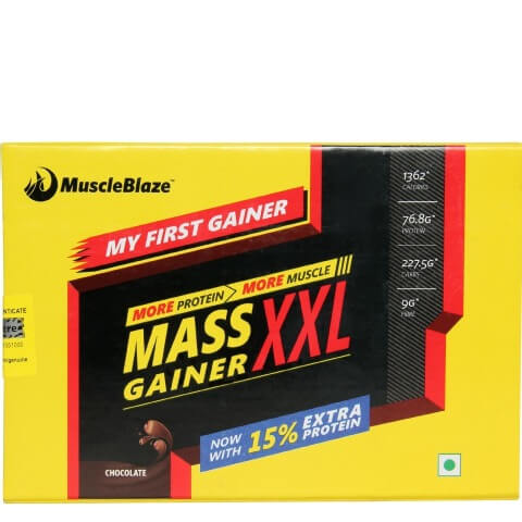 MuscleBlaze Mass Gainer XXL Sample SPL,  Chocolate  37.5 g 