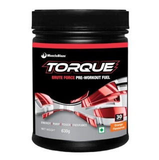 MuscleBlaze Torque Pre-Workout SPL, 1.4 lb Orange