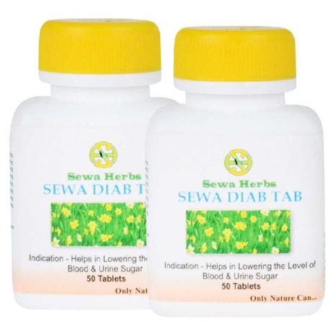 Sewa Herbs Diab, 50 tablet(s) - Pack of 2 Sewa Herbs Diab, 50 tablet(s) - Pack of 2
