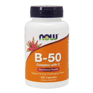 Now B-50, Unflavoured 100 veggie capsule(s)