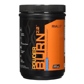Rivalus Powder Burn 2.0, 0.89 lb Blue Raspberry