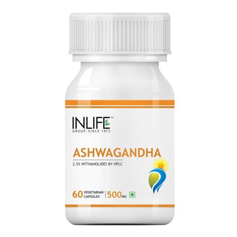 INLIFE Ashwagandha (500 mg), 60 veggie capsule(s) INLIFE Ashwagandha (500 mg), 60 veggie capsule(s)