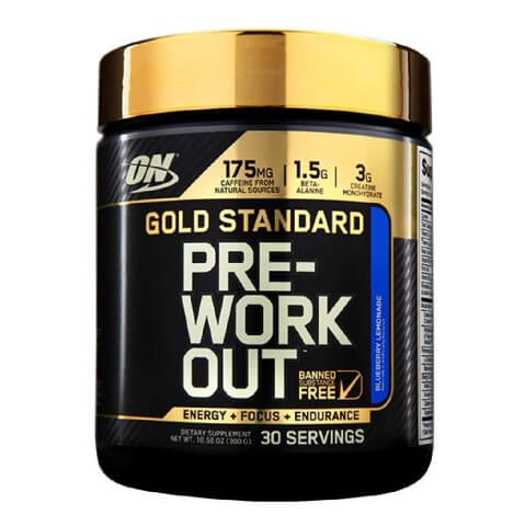 ON (Optimum Nutrition) Gold Standard Pre-Workout,  0.66 lb  Blueberry Lemon 
