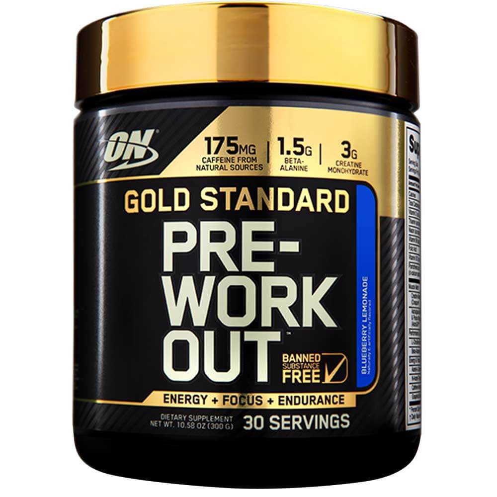 ON (Optimum Nutrition) Gold Standard Pre-Workout,  0.66 lb  Blueberry Lemon 