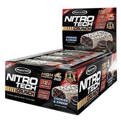 MuscleTech Nitro Tech Crunch (22g Protein),  Cookies & Cream 