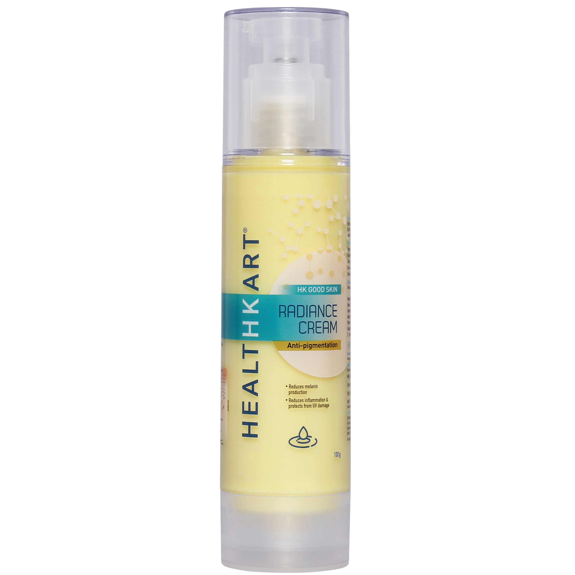 HealthKart Radiance (skin whitening) Cream, 100 g for All Skin Types(Front)