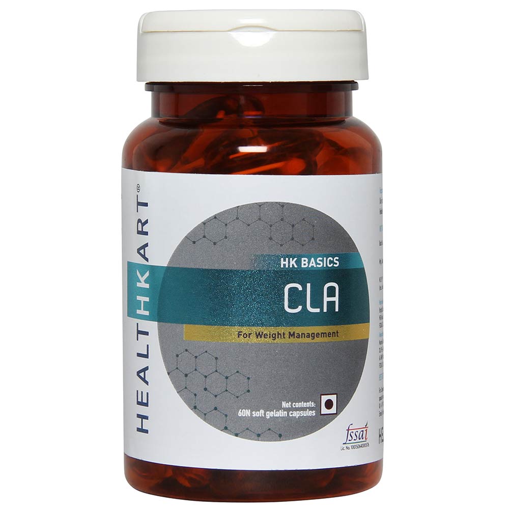 HealthKart CLA 1000 mg,  60 capsules 