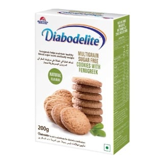 Quantum Naturals Diabodelite Cookies - Natural, 200 g Unflavoured