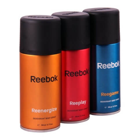 Reebok Male Deodorant Combo (Reegame+Reepaly+Reenergize)