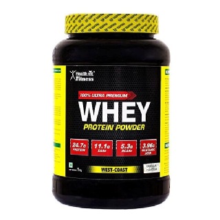 Healthvit 100% Ultra Premium Whey Protein, 2.2 lb Vanilla