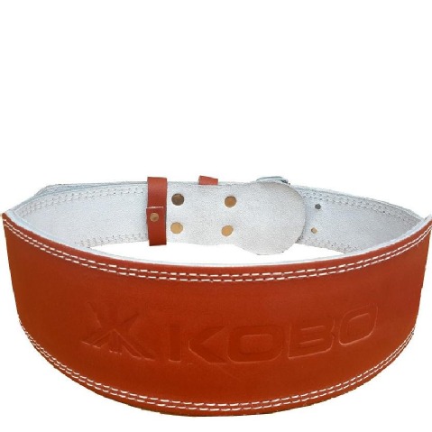 KOBO Back Support Weight Lifting Gym Belt (WTB-02),  Brown  XL 