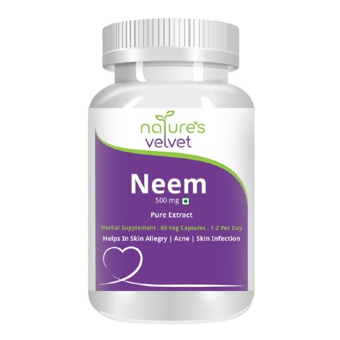 Natures Velvet Neem Pure Extract (500 mg), 60 veggie capsule(s) Natures Velvet Neem Pure Extract (500 mg), 60 veggie capsule(s)