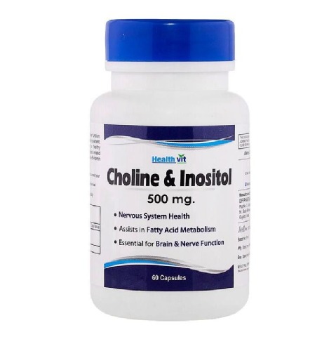 Healthvit Choline & Inositol (500 mg), 60 capsules Healthvit Choline & Inositol (500 mg), 60 capsules