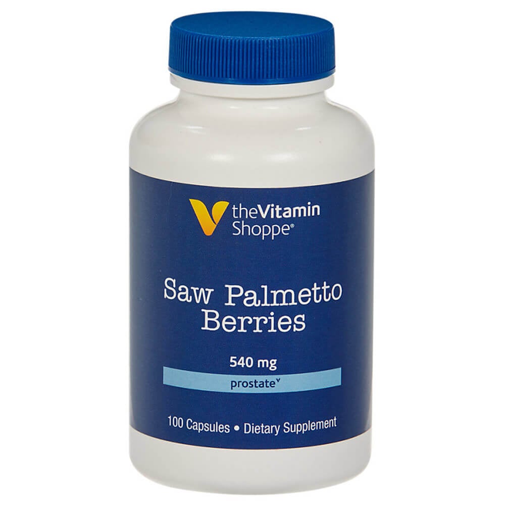 The Vitamin Shoppe Saw Palmetto (540 mg),  100 capsules 