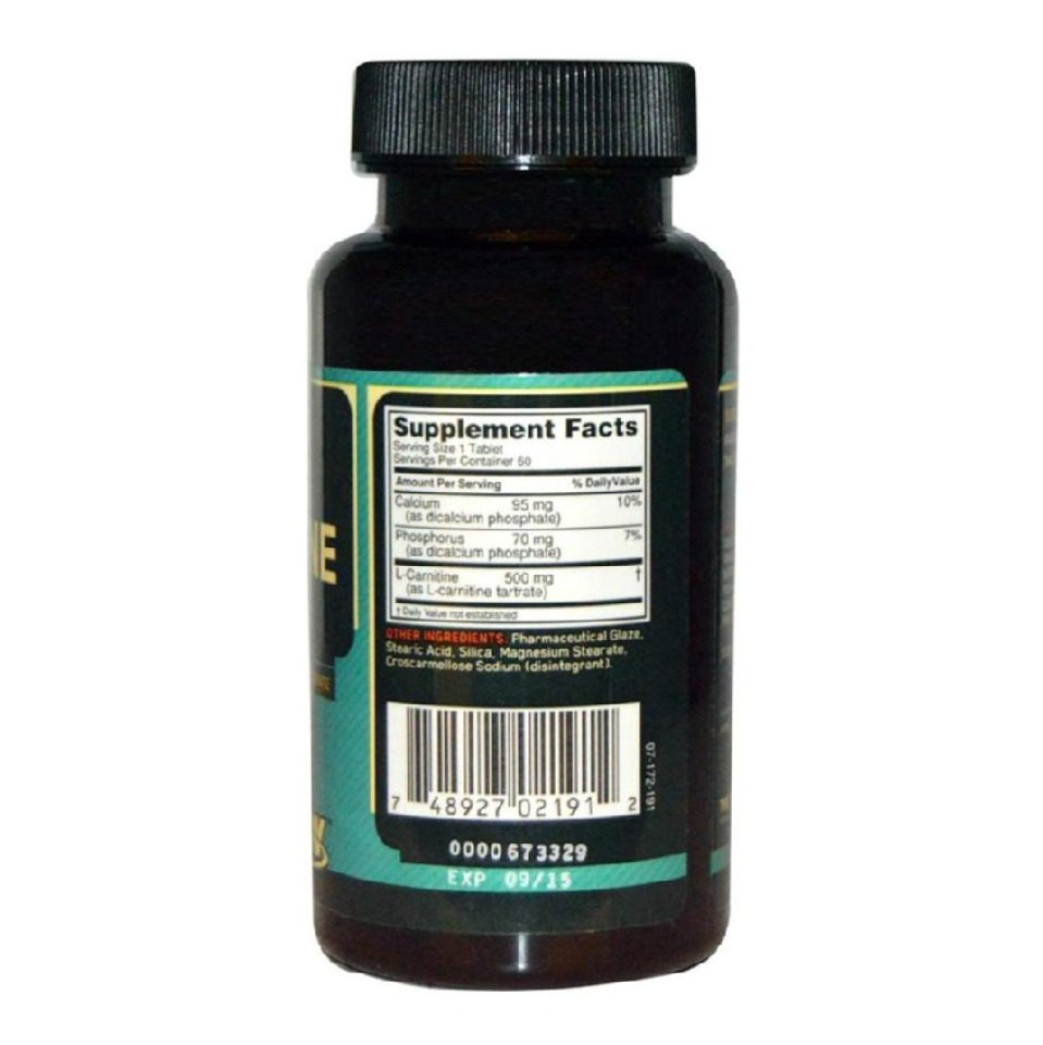 Optimum Nutrition L-Carnitine (500mg), 60 tablet(s) Online @ Best Prices -  HealthKart