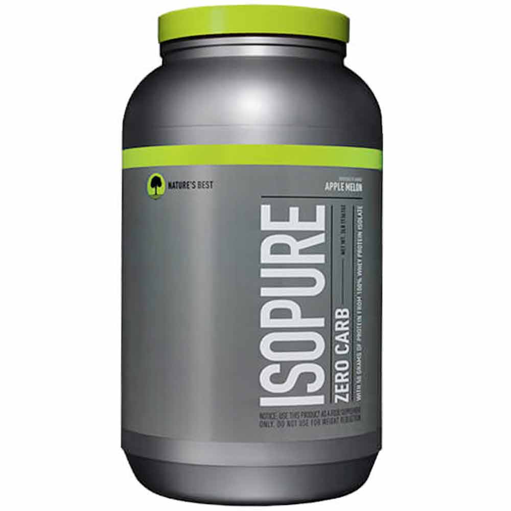 Isopure Zero Carb Protein Powder,  3 lb  Apple Melon 