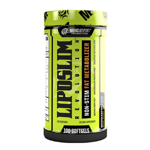 Muscle Sport Liposlim Revolution,  100 softgels  Unflavoured 