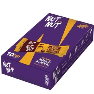 NutNut The Royal Snack Bar, 10 Piece(s)/Pack Mango Almond