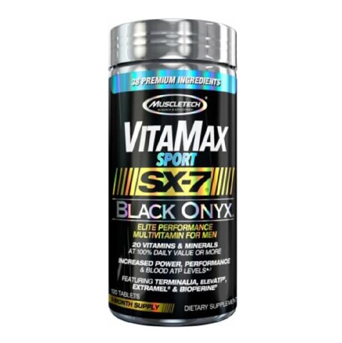 MuscleTech VitaMax SX-7 Black Onyx for Men,  120 tablet(s)  Unflavoured 