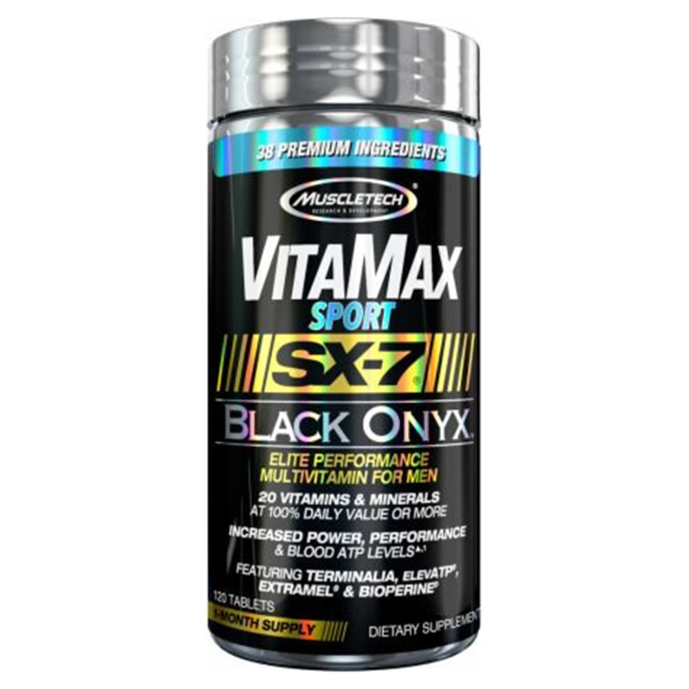 MuscleTech VitaMax SX-7 Black Onyx for Men,  120 tablet(s)  Unflavoured 