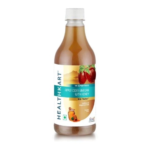 HealthKart Apple Cider Vinegar with Honey,  0.5 L  Honey GT Liquidation 