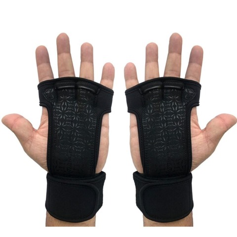 KOBO Hand Grips Gym Gloves (WTG-18),  Black  XL 