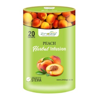 Zindagi Peach Herbal Infusion, 20 sachets/pack