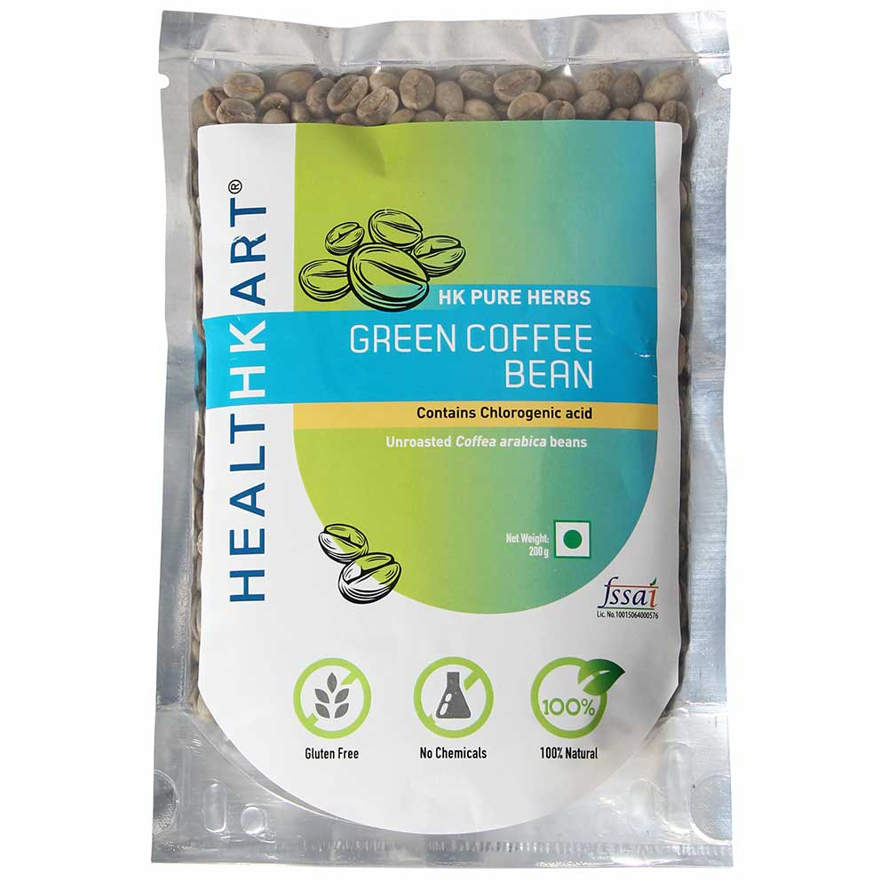 HealthKart Green Coffee Beans (Unroasted),  0.2 kg 