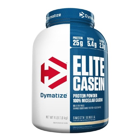 Dymatize Elite Casein,  4 lb  Smooth Vanilla 