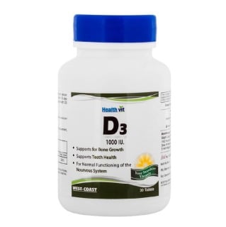 Healthvit VITAMIN D3 1000 IU, 30 tablet(s)