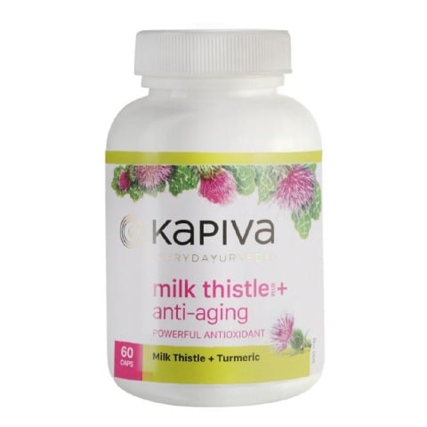 Kapiva Milk Thistle + Anti-Aging,  60 capsules 