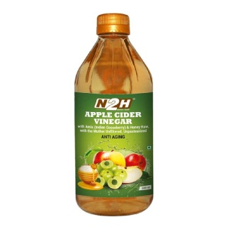N2H Apple Cider Vinegar, 0.5 L Amla & Honey