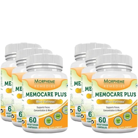 Morpheme Remedies Memocare Plus ( 500 mg),  6 Piece(s)/Pack 