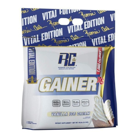RONNIE COLEMAN Gainer XS,  10 lb  Vanilla Ice Cream 